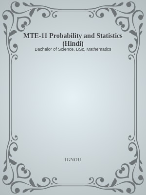 MTE-11 Probability and Statistics (Hindi)
